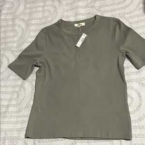Madewell Olive Short Sleeve Tee